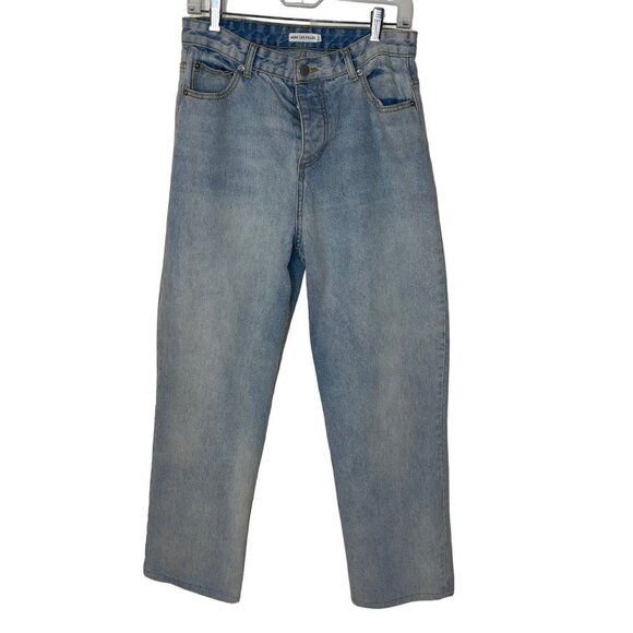 Avec Les Filles Womens Jeans Size 29 High Rise Light Wash Blue Denim Cotton - Picture 11 of 11